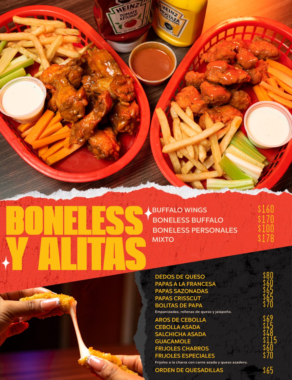 HOJA 4 BONELESS Y ALITAS